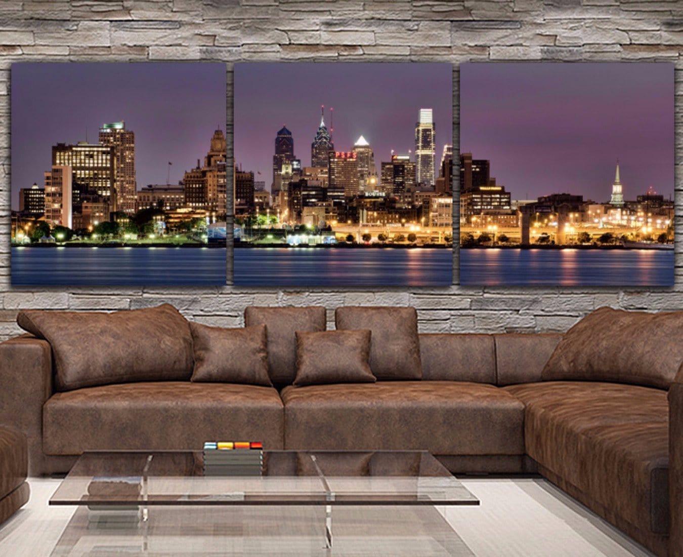 Philadelphia Skyline Wall Art Holy Cow Canvas