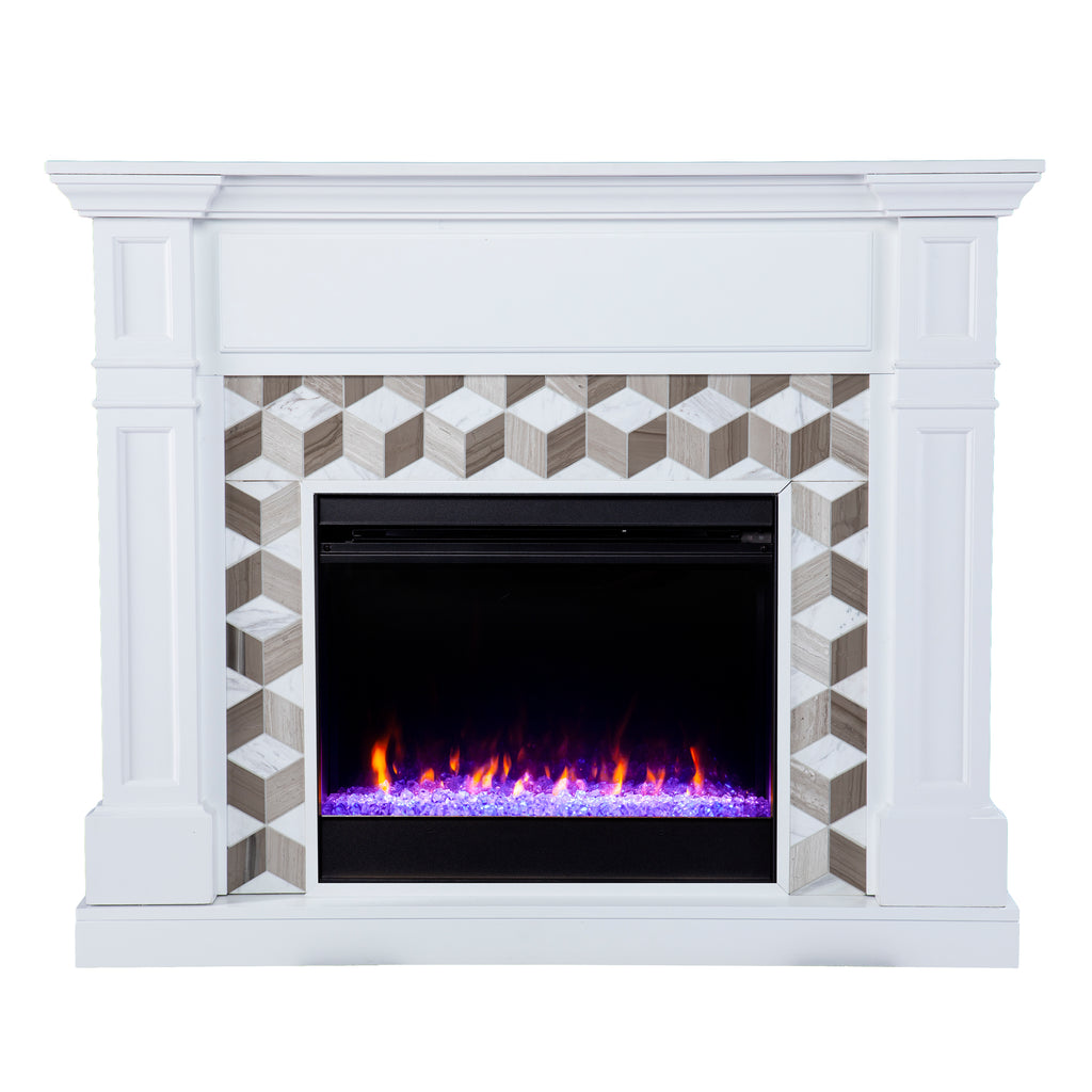 Southern Enterprises Darvingmore Color Change Fireplace FC1105059