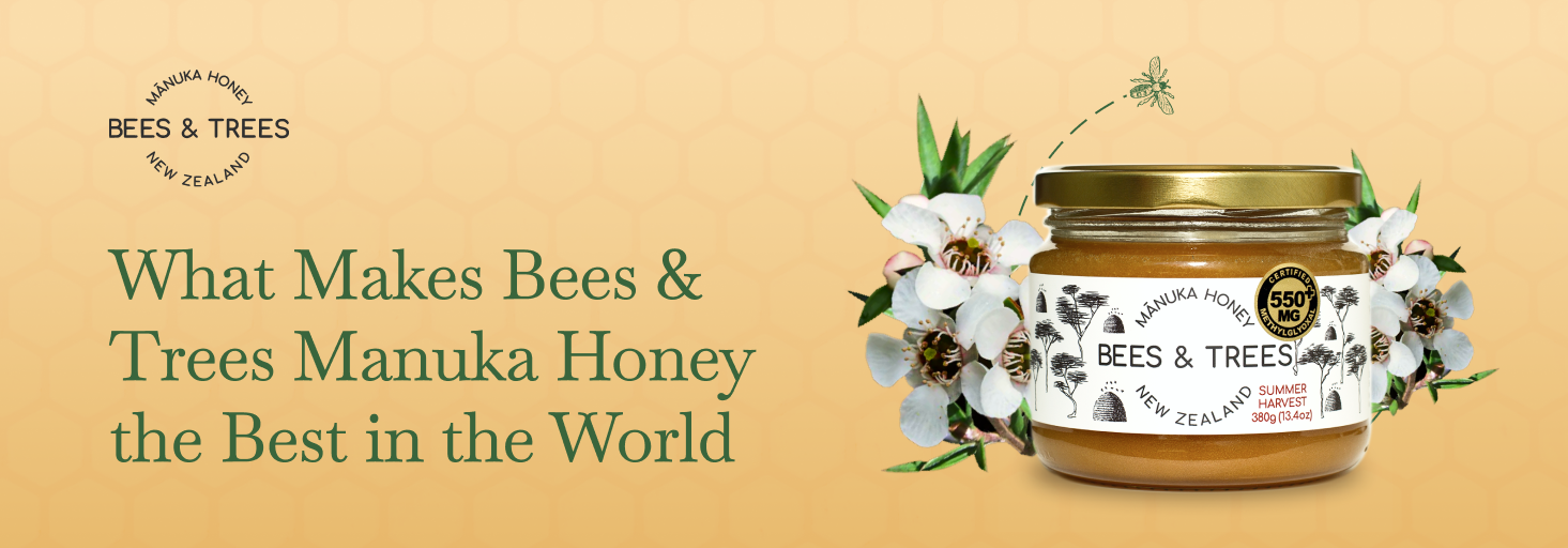 What Makes Bees & Trees Manuka Honey the Best in the World