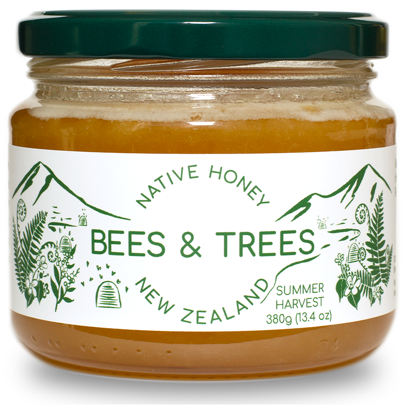 Bees & Trees Manuka Honey 830+MGO, 100% Raw Natural New Zealand Honey 