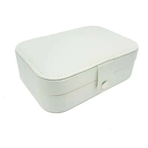 White Travel Jewelry Box - Large - Wondermint Goods