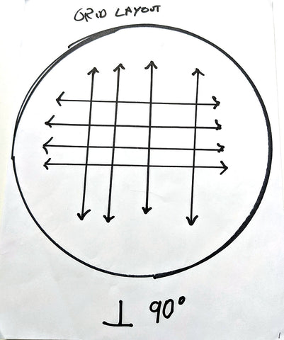 Drawing with grid / orthogonal layout