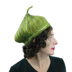 Small Sized Green Fig Hat for An Adult