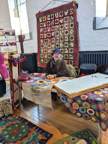 Wool rugs created by Susan Stephens Barimo.