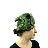 Mossy Green Felted Hat