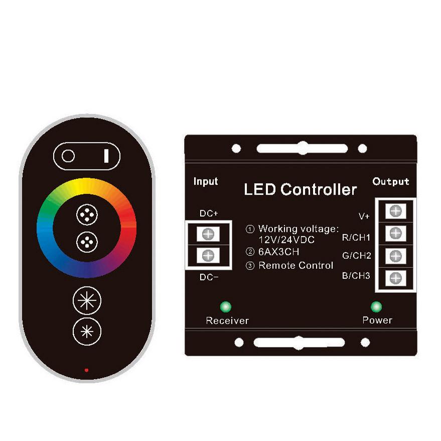 Strikt Chirurgie Corporation Touch Series RGB Controller with Remote for LED Strip Lights – Lumilum