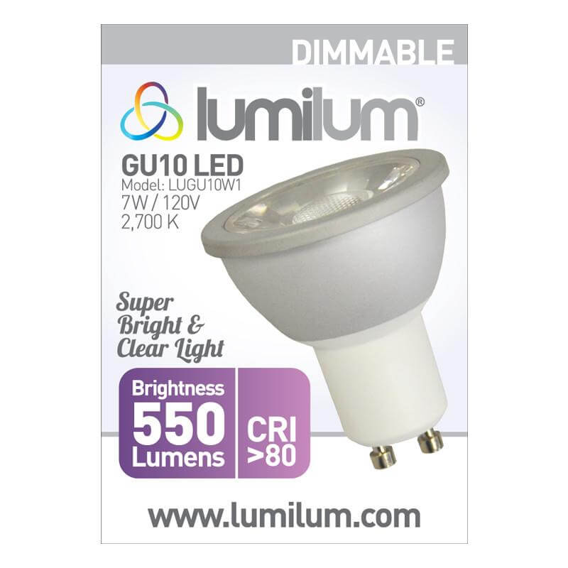 Onderdompeling zondag Worstelen GU10 Bulb | 120V | 7W | Dimmable - Lumilum