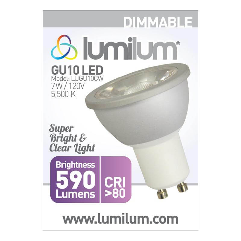 knuffel Vochtig bestellen GU10 Bulb | 120V | 7W | Dimmable - Lumilum