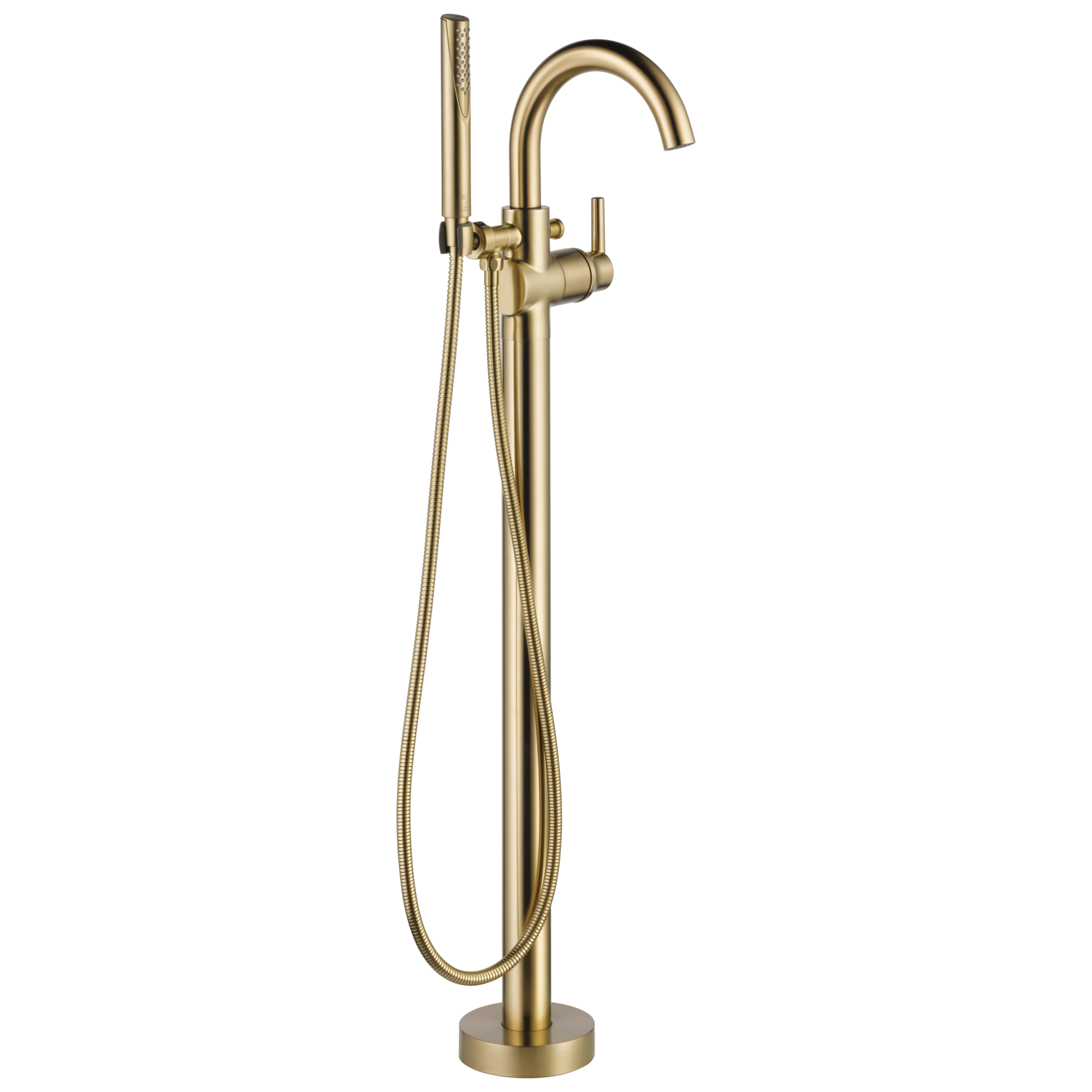 Delta T4759-CZFL Trinsic Floor Mount Freestanding Tub Filler Trim -  Champagne Bronze