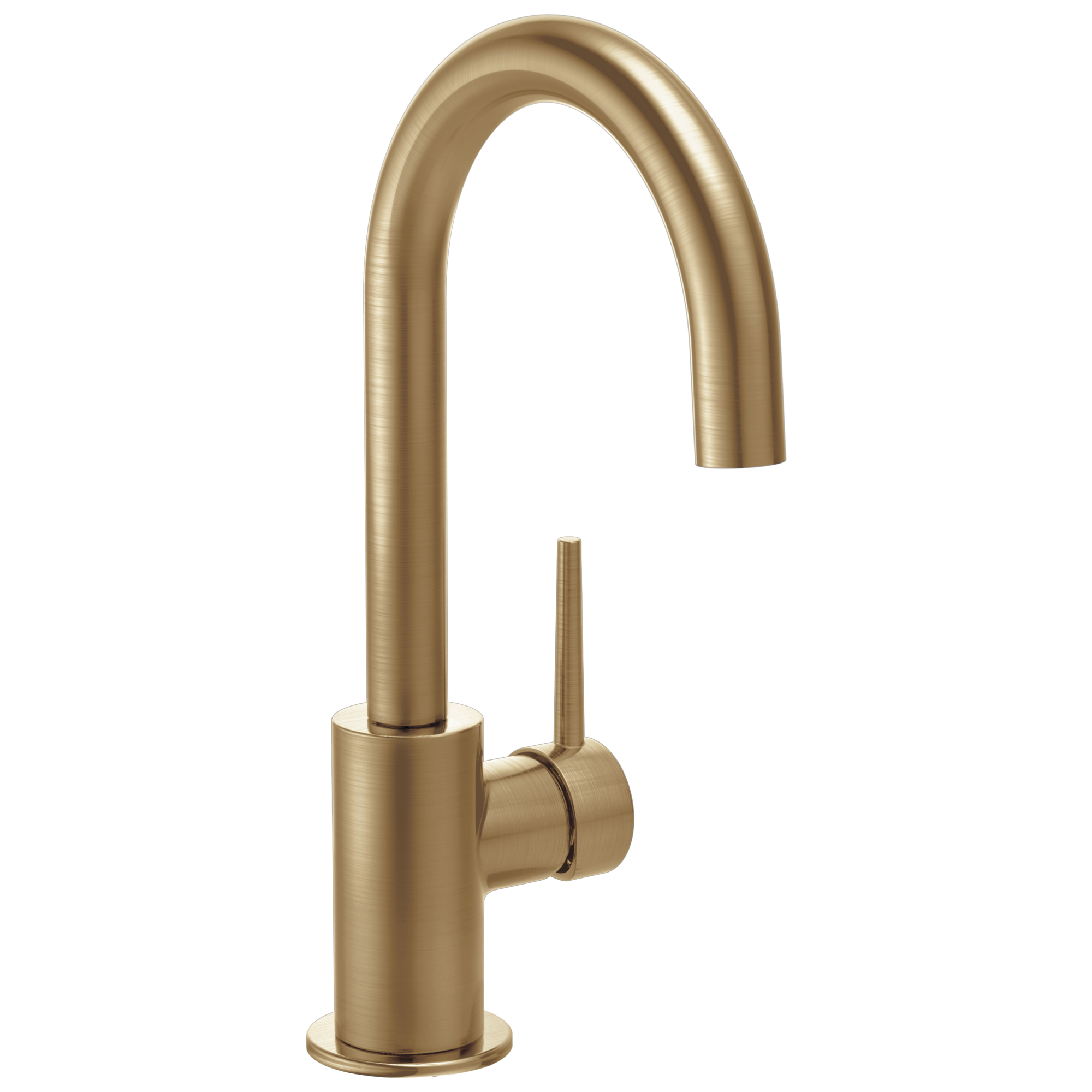 Delta TRINSIC Single Handle Pull-Down Kitchen Faucet with Touch2O  Technology- Champagne Bronze