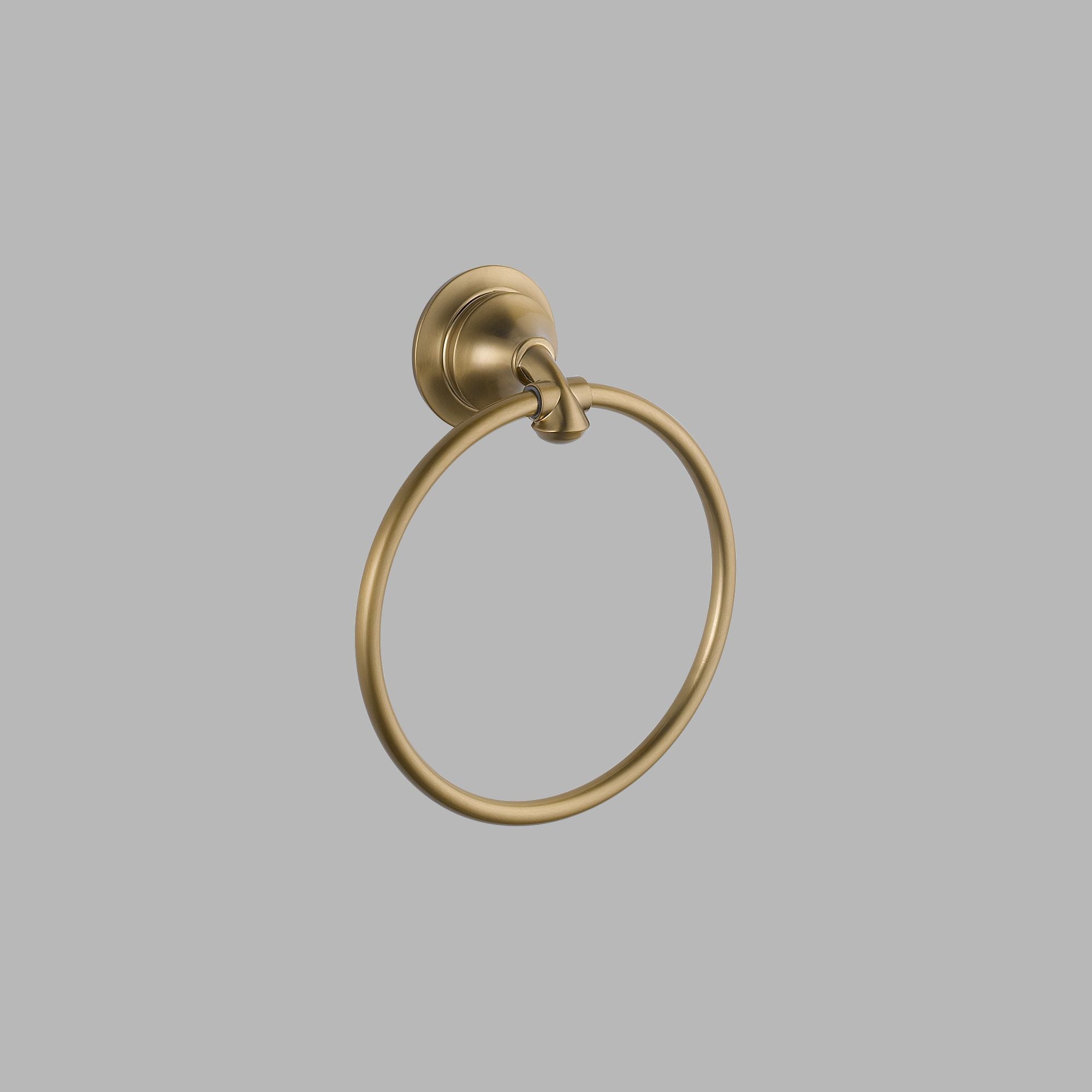 Delta 79446-CZ Linden Towel Ring - Champagne Bronze | Plumbing