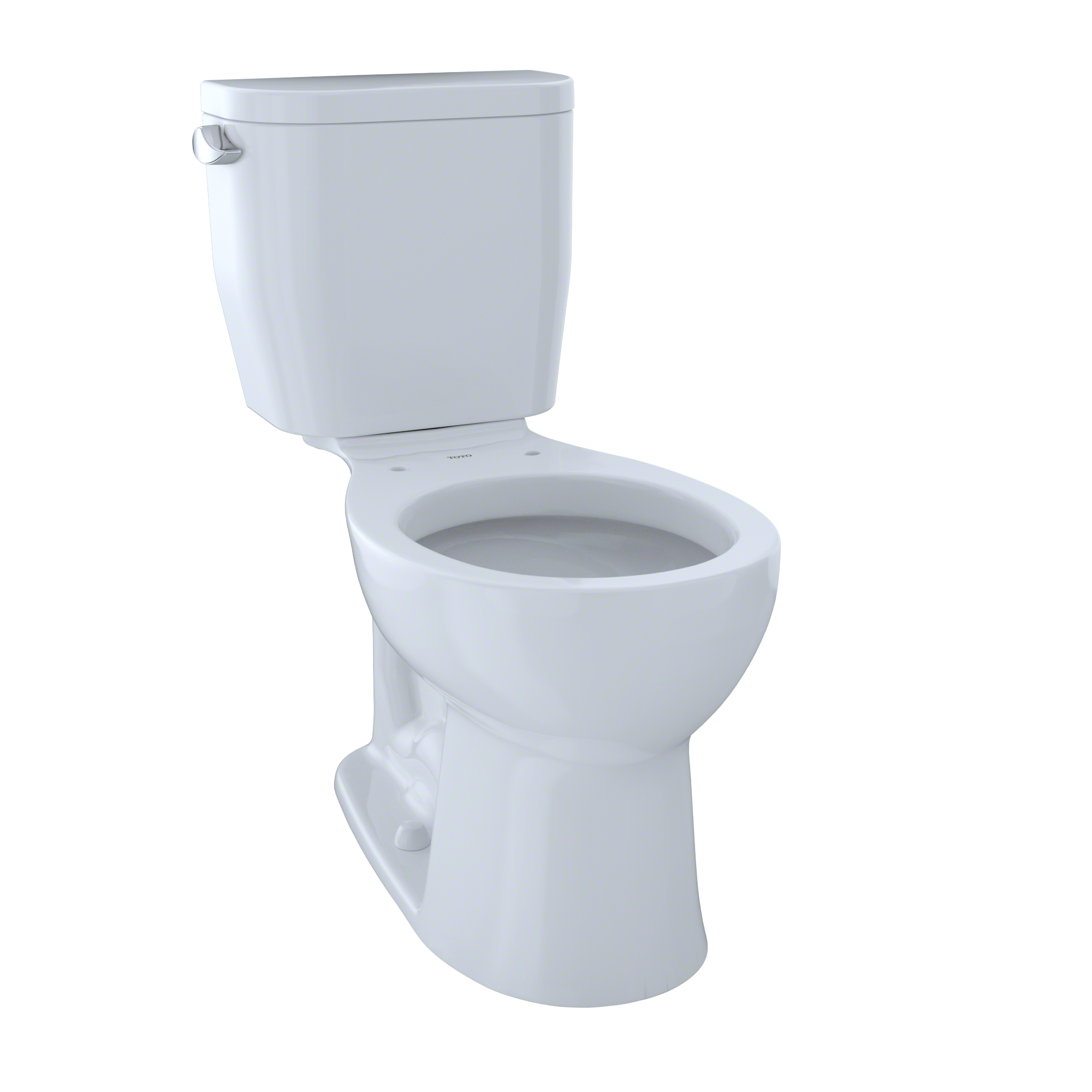 Toto CST243EF#01 Entrada Two-Piece Round 1.28 GPF Universal Height Toilet  (less seat) - Cotton White