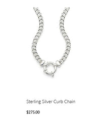 Silver-curb-chain