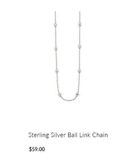Silver-ball-chain