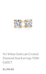 Lab-created-diamond-earrings