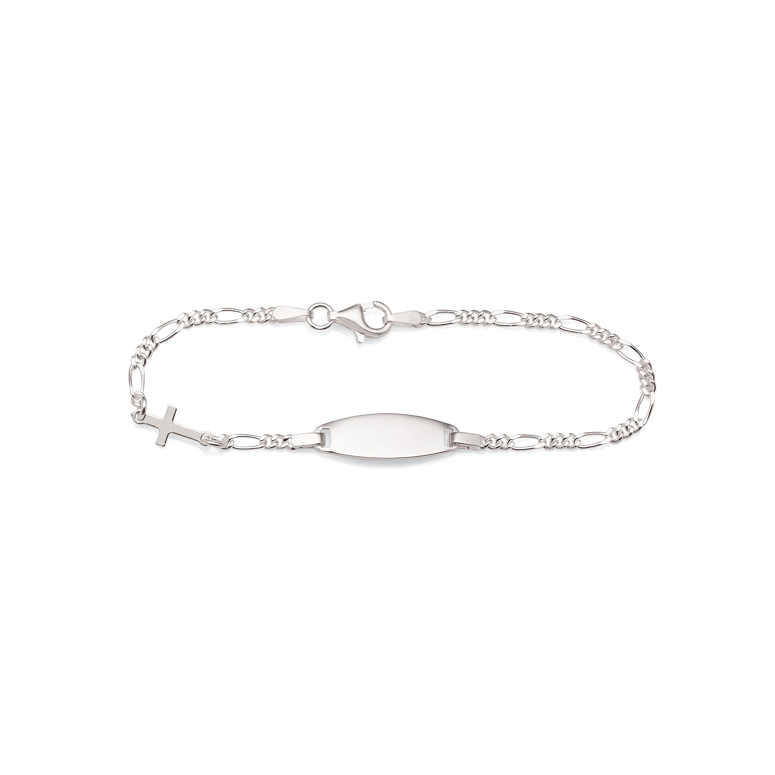 Buy Sterling Silver Personalised Name Chain Adjustable Bracelet | Womens  bracelets | Argos