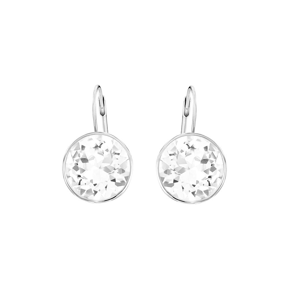 Swarovski Bella V Pierced Earrings, Green, Rhodium plated 5498876 - Morré  Lyons Jewelers