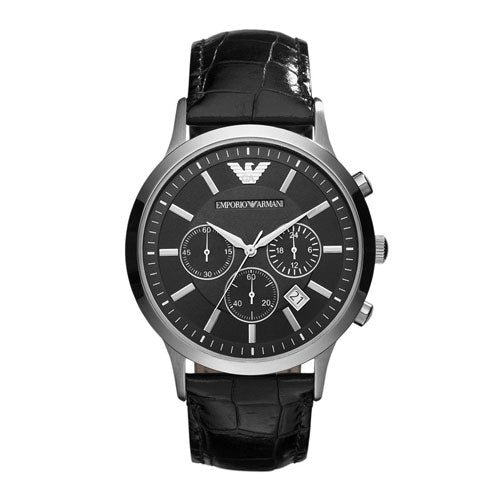 emporio armani renato chronograph watch