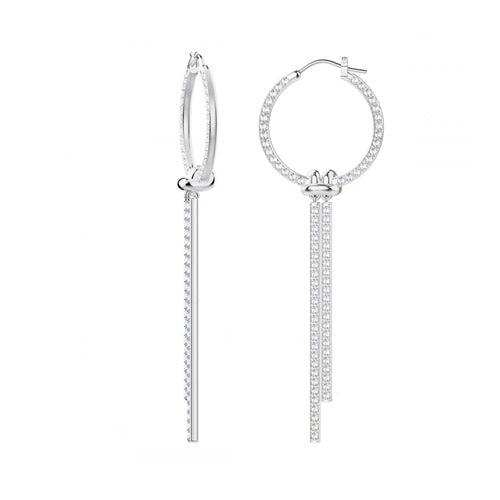 Georg Jensen Sterling Silver Infinity Hoop Earrings - Farfetch