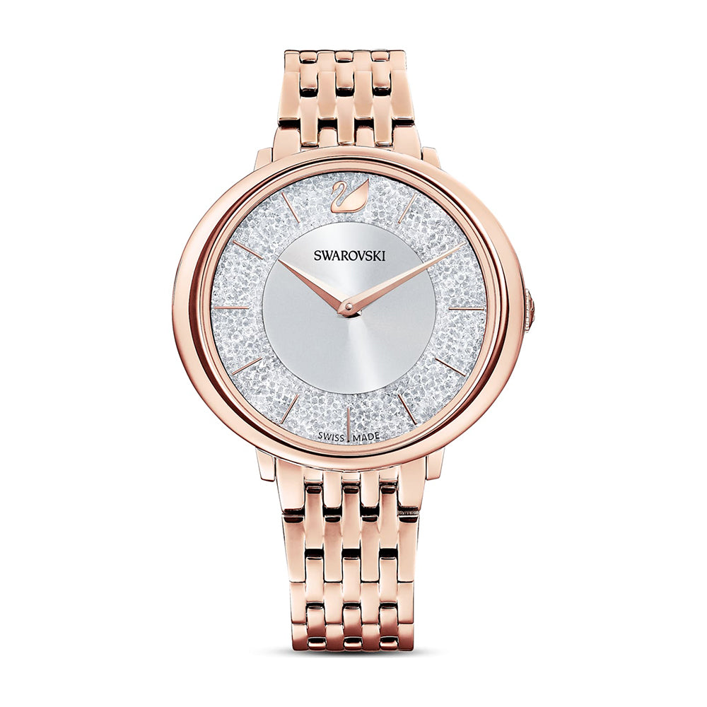 Swarovski 'Crystalline Chic' Rose Tone Stainless Steel Watch 5544590