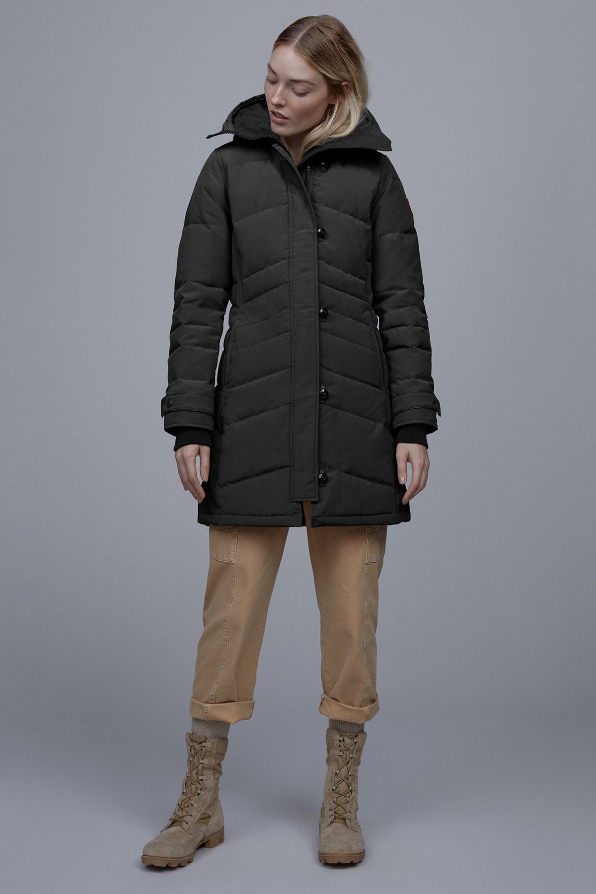 canada goose lorette fur-hood down parka