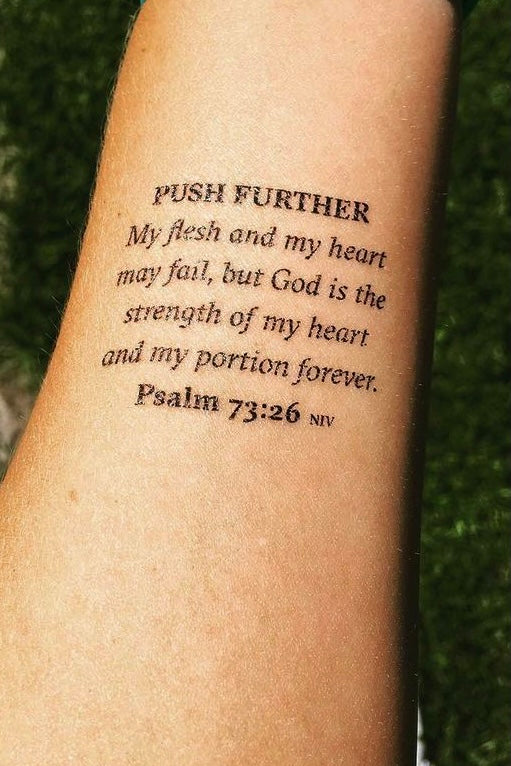 25 Inspiring Bible Verse Tattoos  Tattoo Me Now