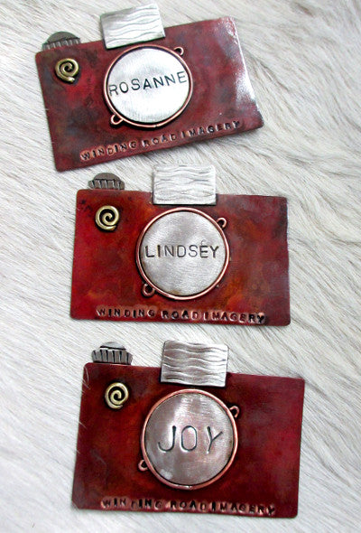 Winding Road Imagery Name Tags