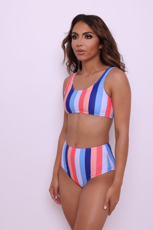 Multi Marble Bikini & Sarong Set – BiQueeni Bikinis