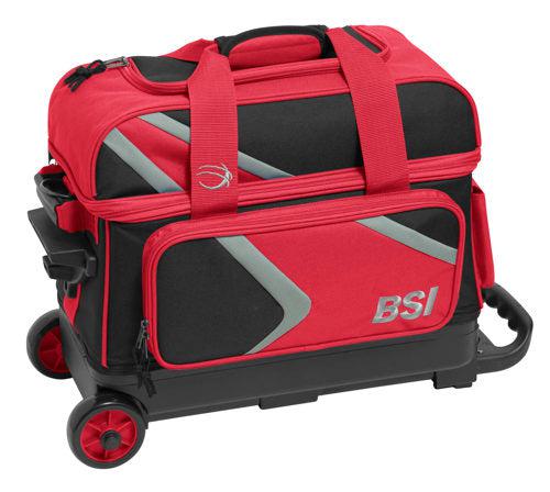 Ebonite Transport Double Roller Red Bowling Bag —