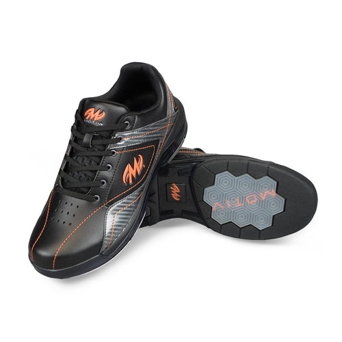 Hammer Men's Razor Black/Orange Right Hand Bowling Shoes-Size 8.5