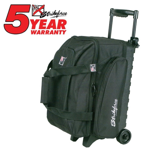 Genesis Dually 3 Ball Roller Black/Silver Bowling Bag