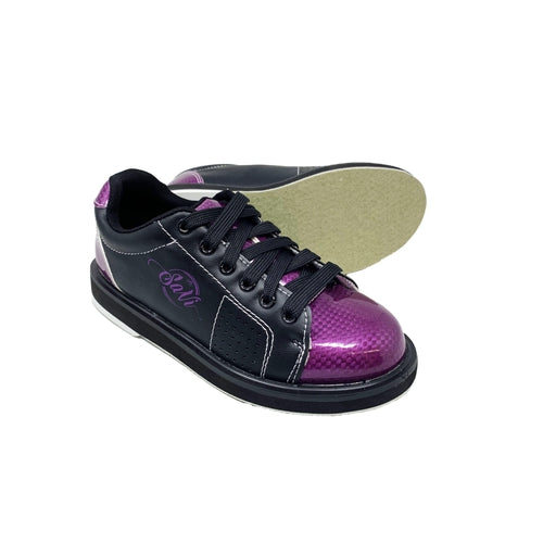 purple and black shoes womens