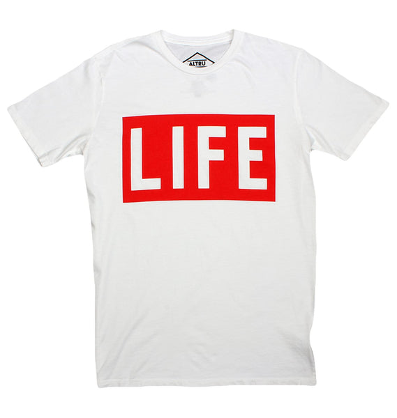 Life Mens Tee White – Buy Me Brunch