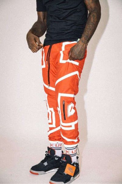 reflective jogger pants