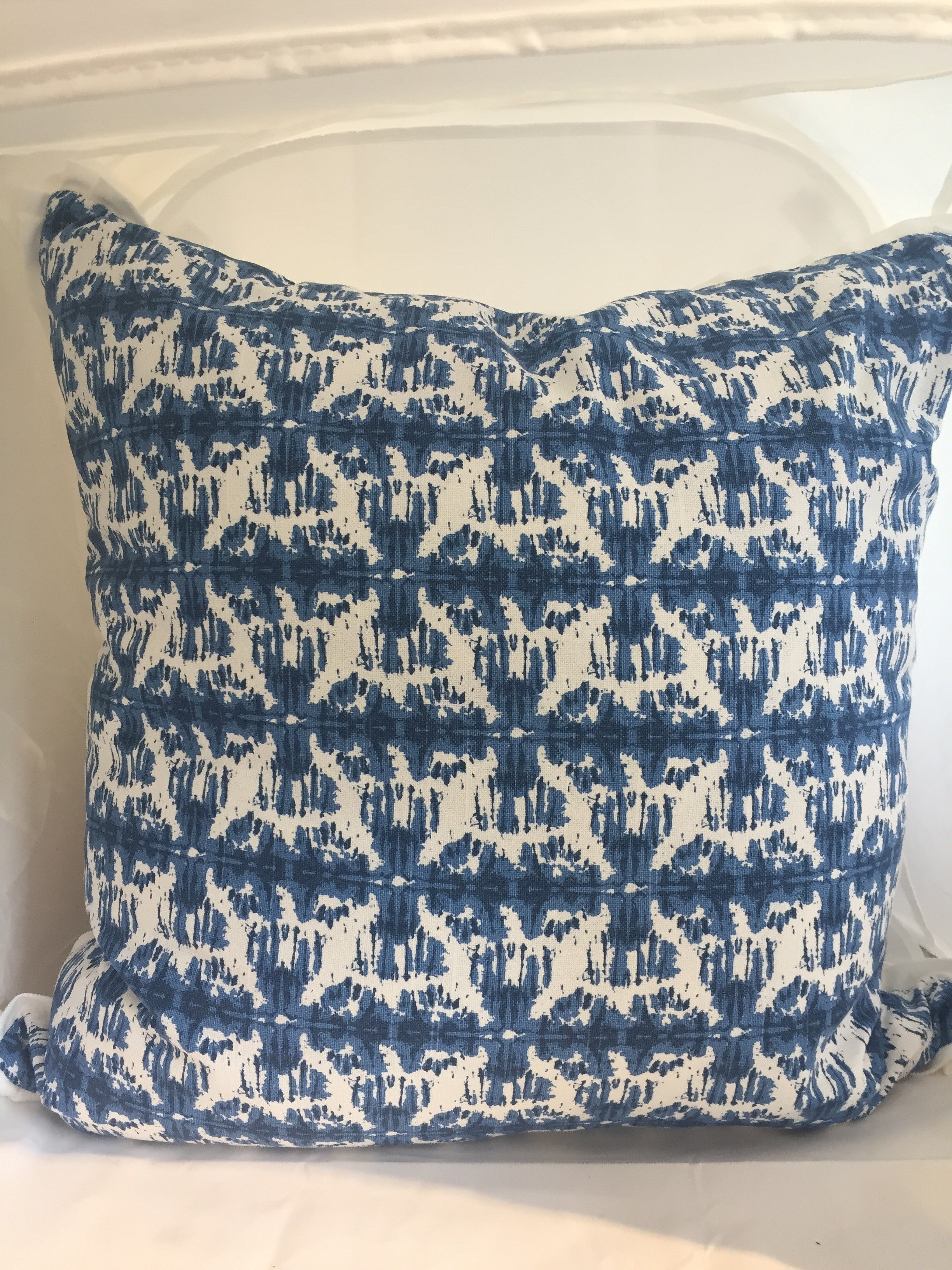 Z THE BELLA Blue Batik Pillow 23 SOLD OUT Susan Kroeger For