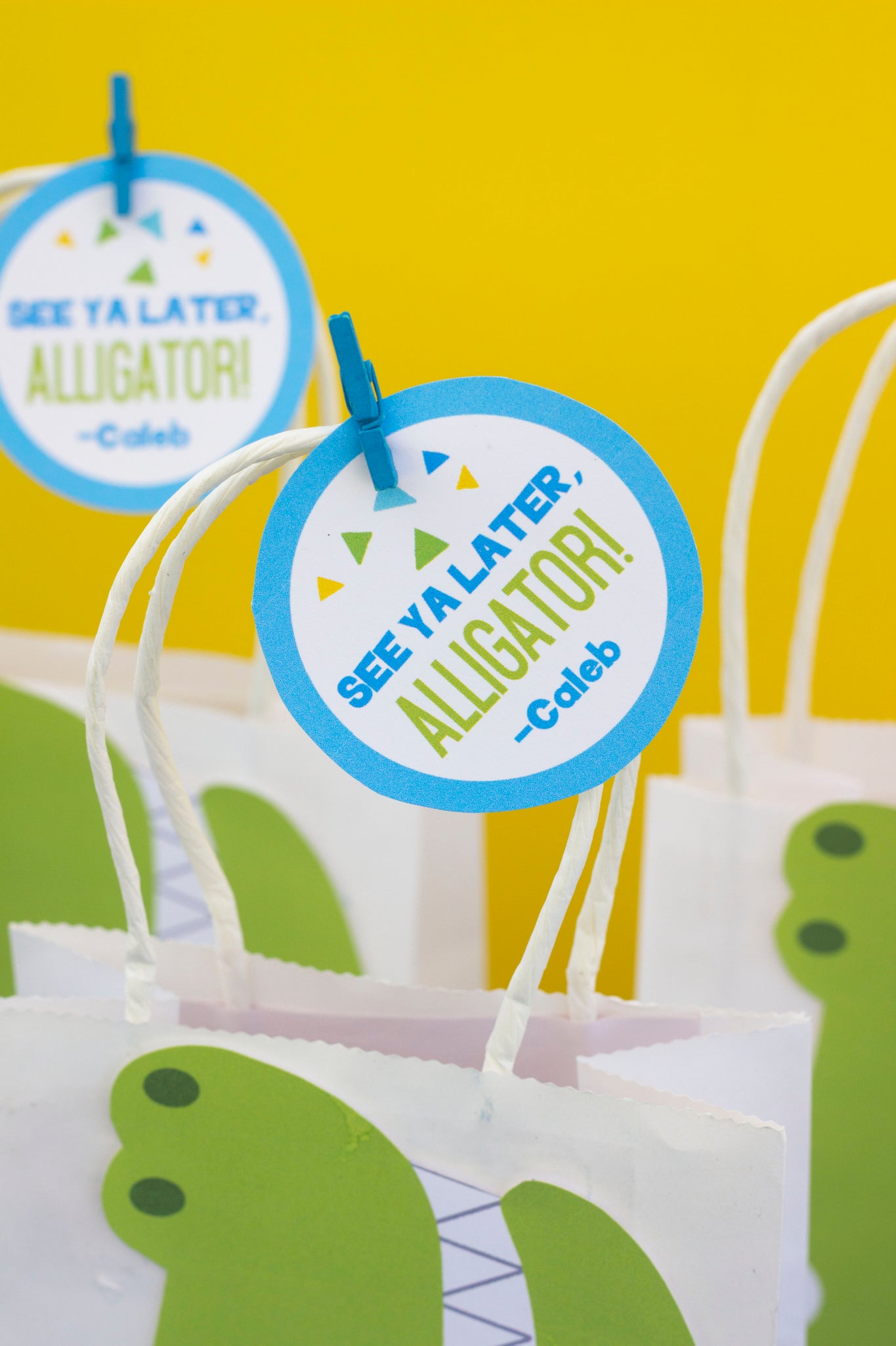 Alligator Favor Bag Simply Made With Sam