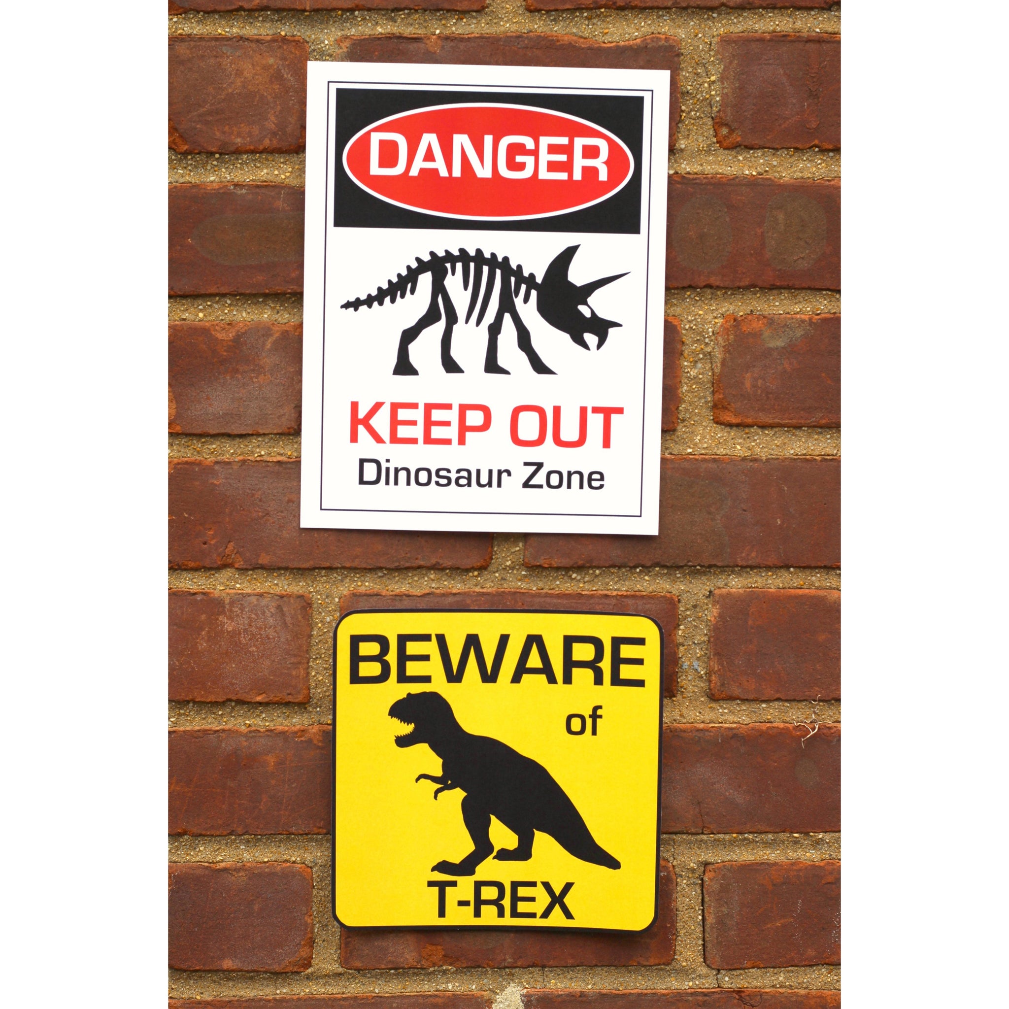 Dinosaur Warning Signs Printable - Printable World Holiday