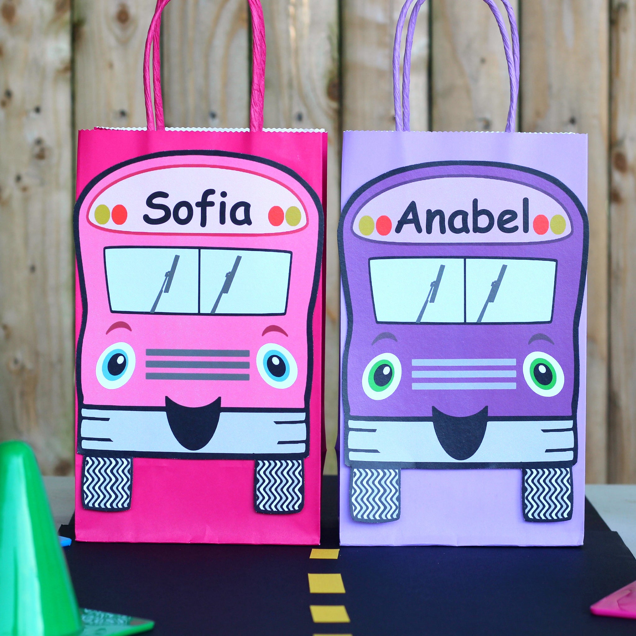 Wheels On The Bus Favor Bag Simply Made With Sam