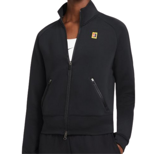 Nike Court Women Full-Zip Tennis Jacket - Black/Black