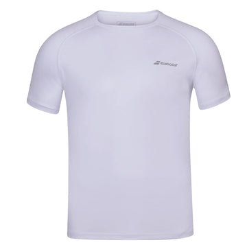 Babolat Play Crew Neck Men's Tee - White/White Babolat Play Crew Neck Men's Tee - White/White