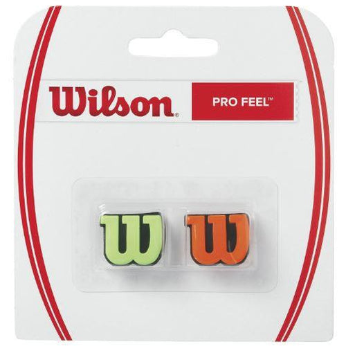 Wilson Pro Feel Dampener Twin Pack - Green/Orange