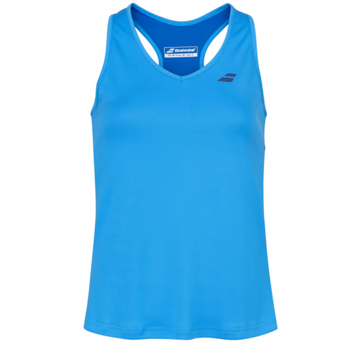 Babolat Play Tank Girls Top - Blue Aster