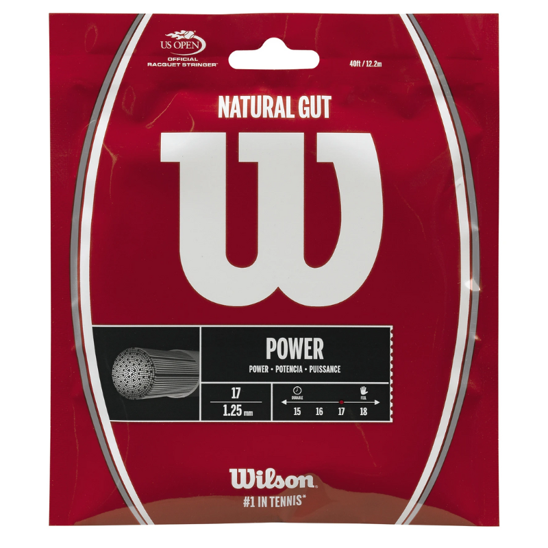 Wilson Wilson Sensation 17 G Tennis String Reel 200m (Natural)