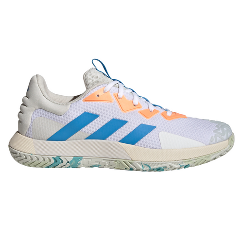 Adidas Performance Sole Match Control Men Tennis Shoes - Cloud White/Pulse Blue/Orbit Grey