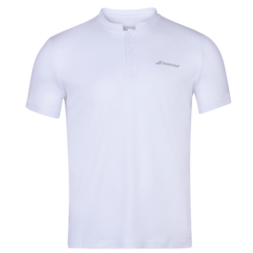 Babolat Play Polo Men's Tee - White/White