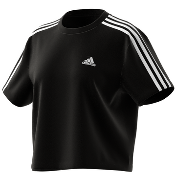 Adidas Essentials Big Logo Cotton Tee - Black/Semi Lucid Fuchsia –  TennisGear
