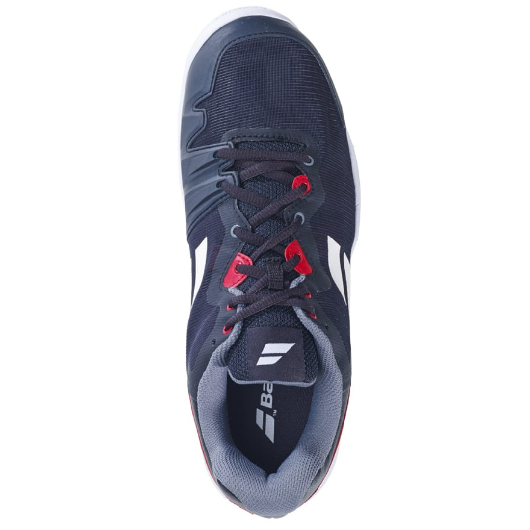 Babolat SFX All Court Men Tennis Shoes Black Poppy Red TennisGear