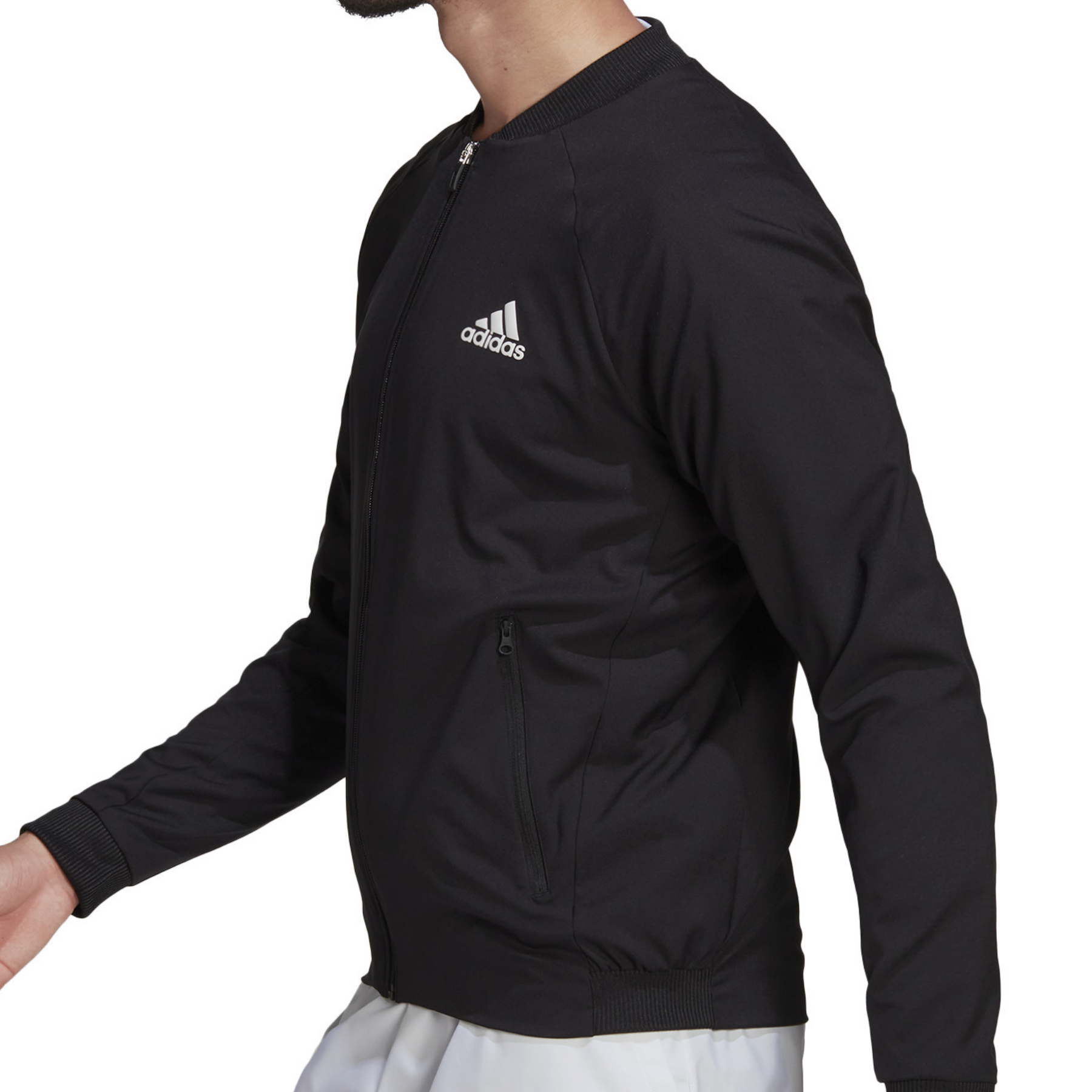 Inconsciente También tenedor Adidas Tennis Jacket - Black/White – TennisGear
