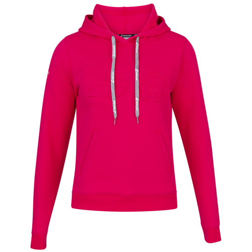 Babolat Exercise Women Hood Sweat - Red Rose