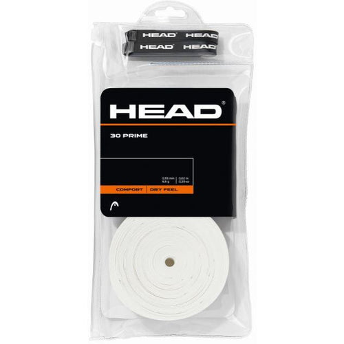 Head Prime Overgrip White 30 Pack